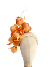 Load image into Gallery viewer, Custom Blooms Feather floral Headpiece - deposit payment