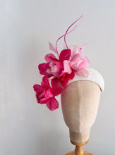 Load image into Gallery viewer, Custom Blooms Feather floral Headpiece - deposit payment