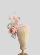 Load image into Gallery viewer, Custom Blooms Feather floral Headpiece - deposit payment
