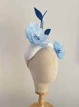 Load image into Gallery viewer, Aileen headpiece - blue and white