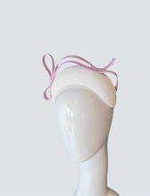 Load image into Gallery viewer, Jonquil  band  headpiece -white and lilac