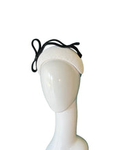 Load image into Gallery viewer, Jonquil  band  headpiece - white with black
