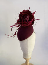 Load image into Gallery viewer, Deposit payment for Rosie  feather flower hat -made to order in custom colours
