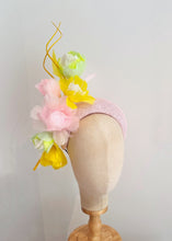 Load image into Gallery viewer, Custom Blooms Feather floral Headpiece - deposit payment