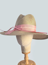 Load image into Gallery viewer, Adele Curvy fedora - made to order choice of ribbon colour