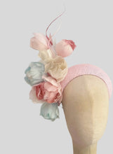 Load image into Gallery viewer, Custom Blooms Feather floral Headpiece - deposit payment