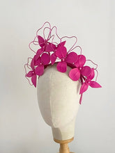 Load image into Gallery viewer, Leather halo headpiece - pink
