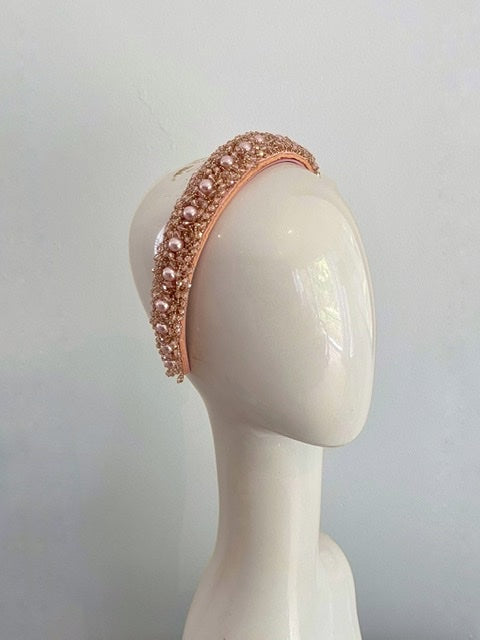 Beaded embellished headband