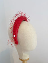 Load image into Gallery viewer, Amelia leather band - red