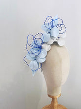 Load image into Gallery viewer, LOTTIE leather headpiece - multi blues
