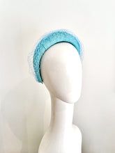 Load image into Gallery viewer, Amy leather band - pale blue turquoise
