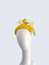 Load image into Gallery viewer, Tamsin sheer twist headpiece - yellow
