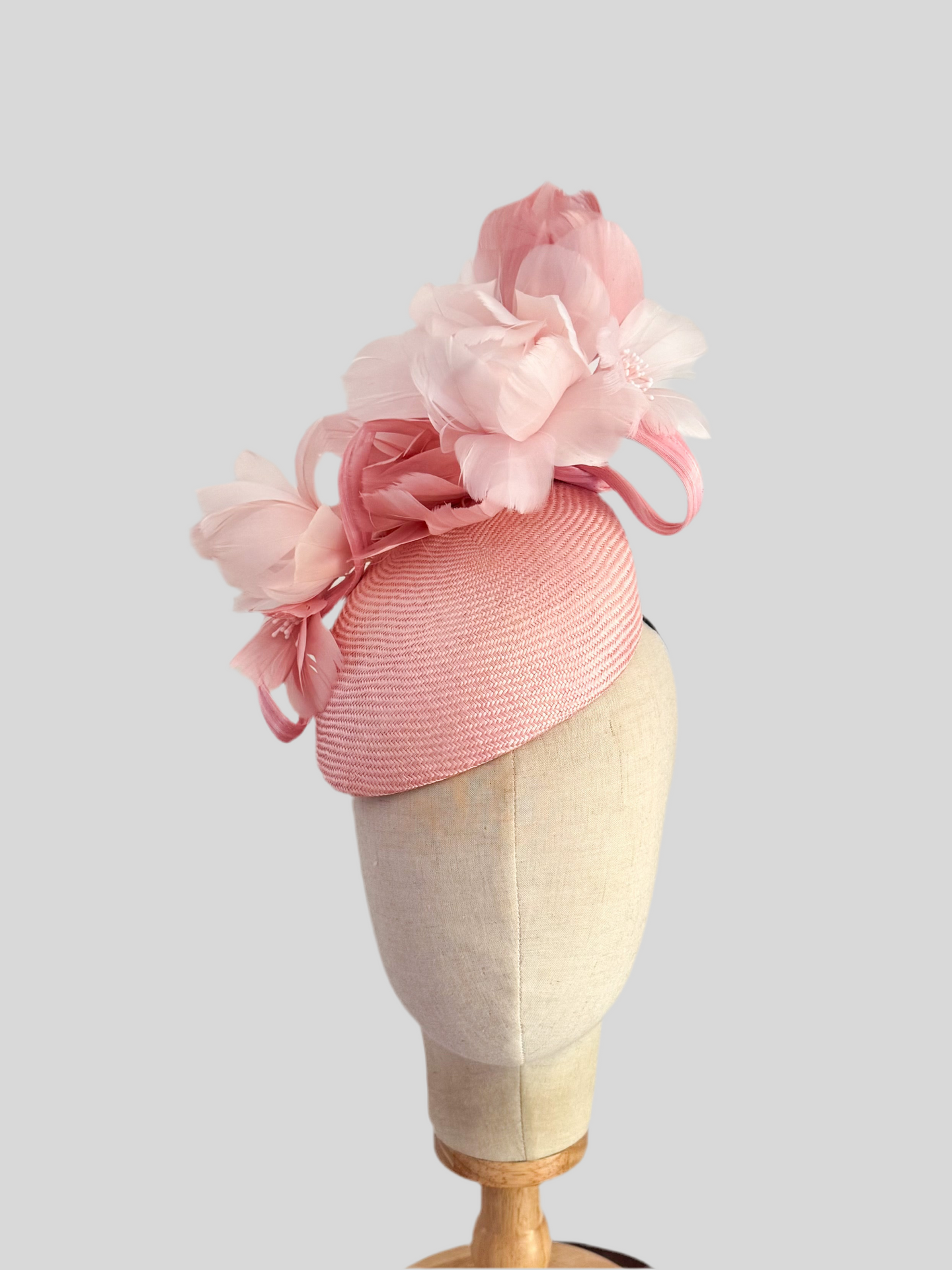 Feather Blooms hat - multi pinks