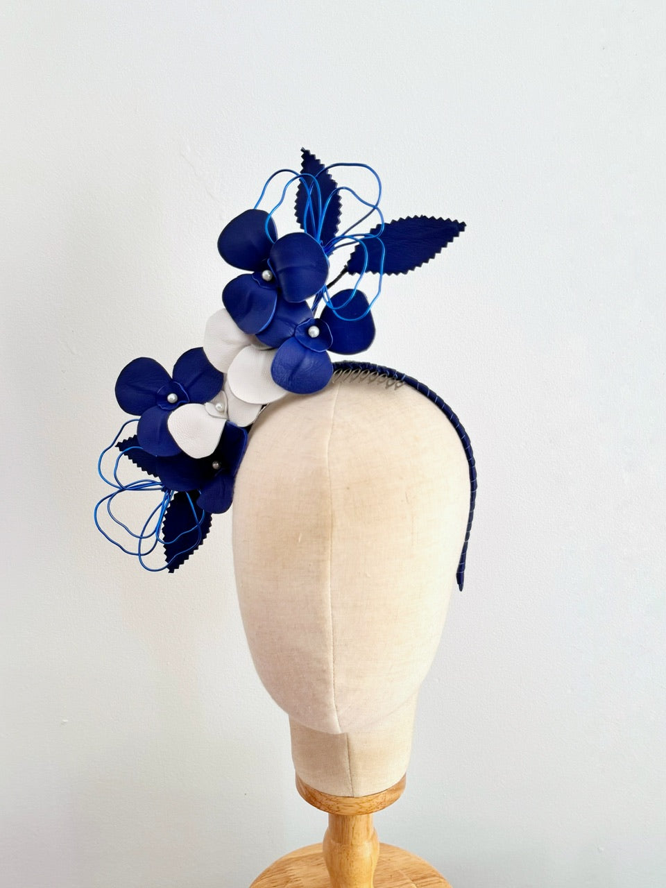 leather blossom - deep blues