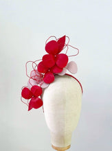 Load image into Gallery viewer, Lottieleather headpiece - red and pink
