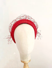 Load image into Gallery viewer, Amelia leather band - red
