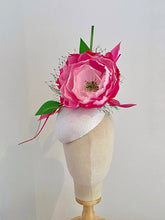 Load image into Gallery viewer, Custom Rosie feather flower hat for Yvonne
