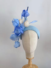 Load image into Gallery viewer, Blue Blooms Headpiece

