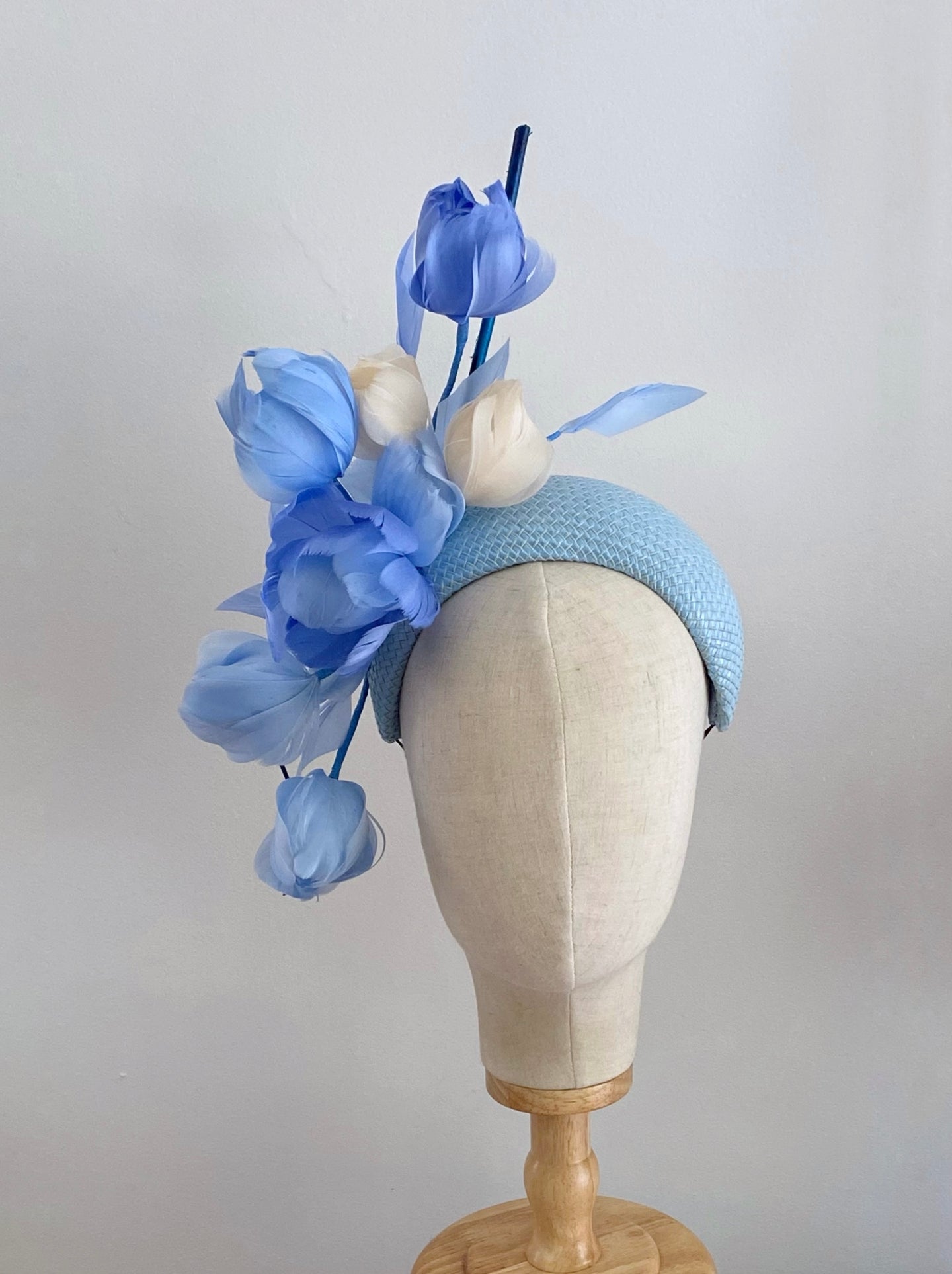Blue Blooms Headpiece