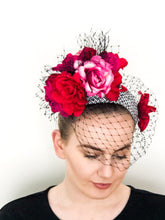 Load image into Gallery viewer, FLORAL GARDEN bandeau headpiece - different colours available

