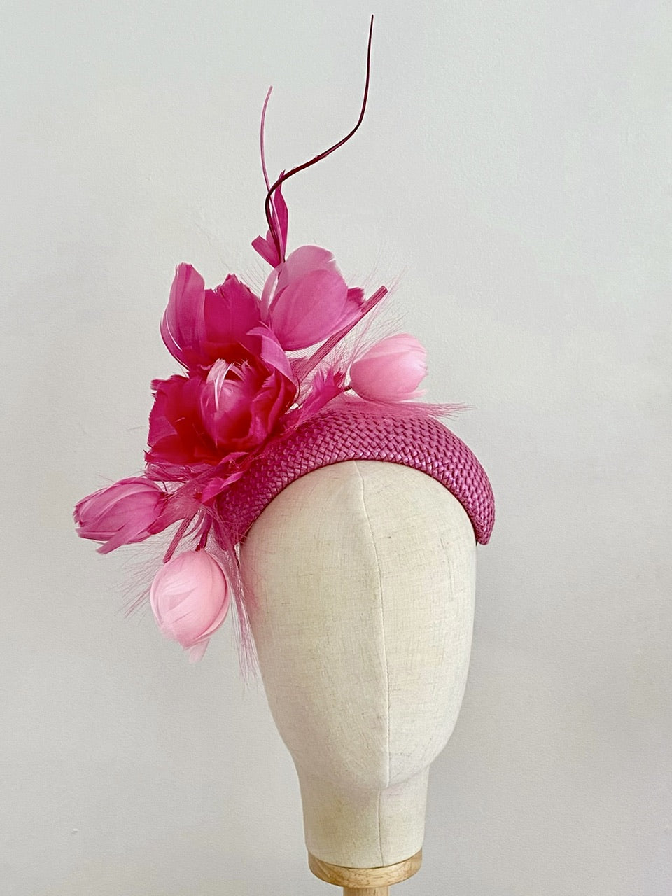 Pink Blooms Headpiece